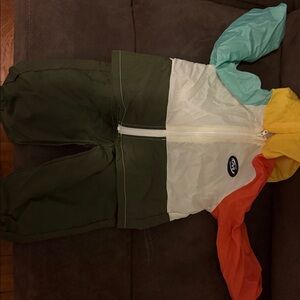 Kids' Multicolor Windbreaker Jacket
